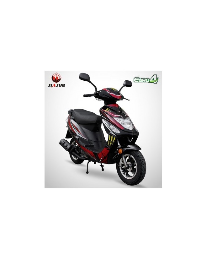 Scooter SPIRO 50 JIAJUE Noir Vert Scooter 50cc 4 Temps Euro 5