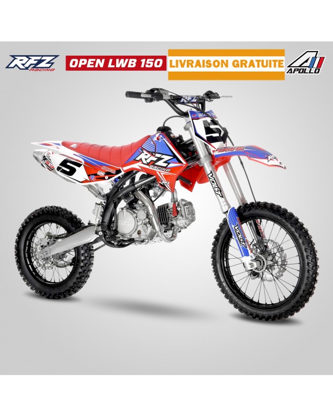 Dirt Bike Apollo RFZ LWB Open 150cc Avec de grandes roues