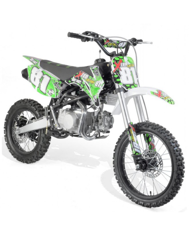 Dirt bike 140cc 4T 17/14 fourche inversée Dirt bike 140cc 4T 17/14 fourche inversée