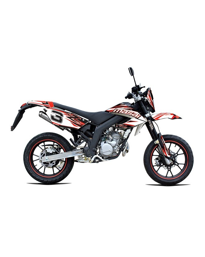 La moto masai Razer 50cc Supermotard à un prix optimal sur scootcash.