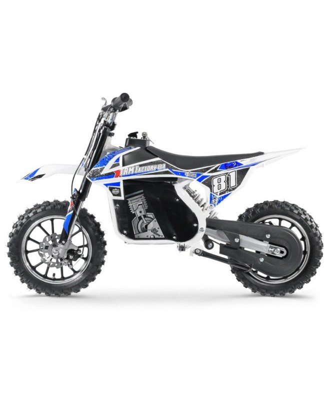 Moto Cross Electrique 500W Enfant-White Edition Moto Cross Electrique 500W Enfant-White Edition