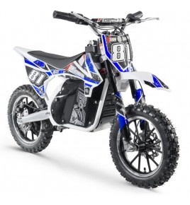 Moto Cross Electrique 500W Enfant-White Edition