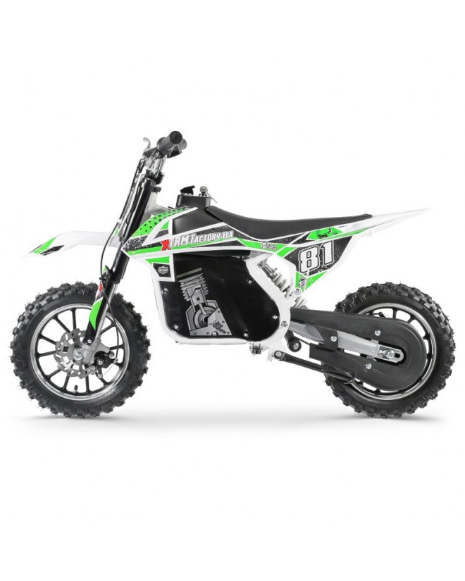 Moto Cross Electrique 500W Enfant-White Edition