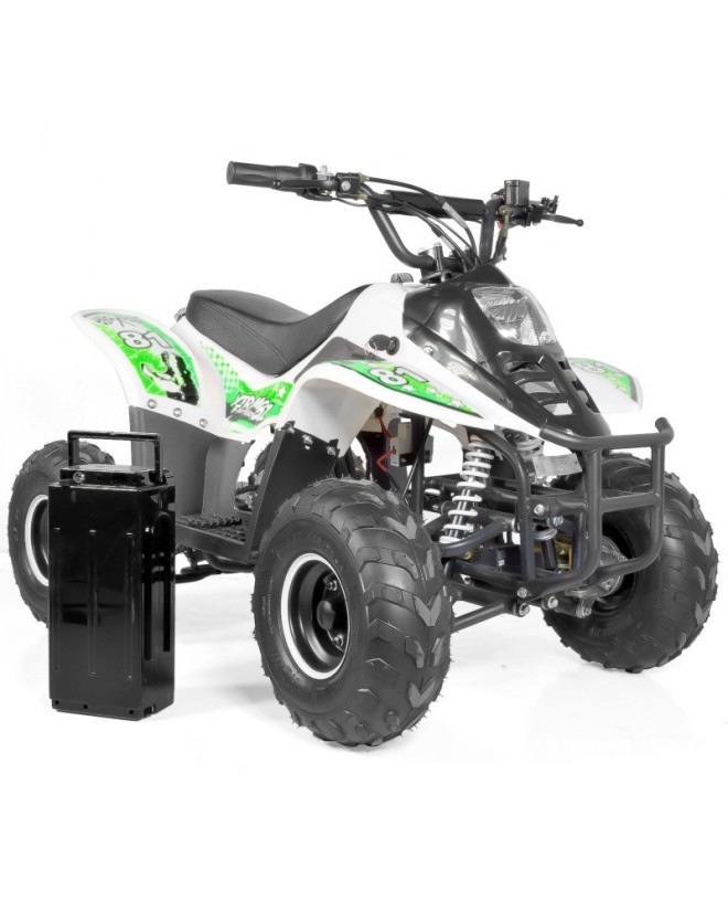 Quad Enfant Electrique 500W Bibou LUXE WHITE Quad Enfant Electrique 500W Bibou LUXE WHITE