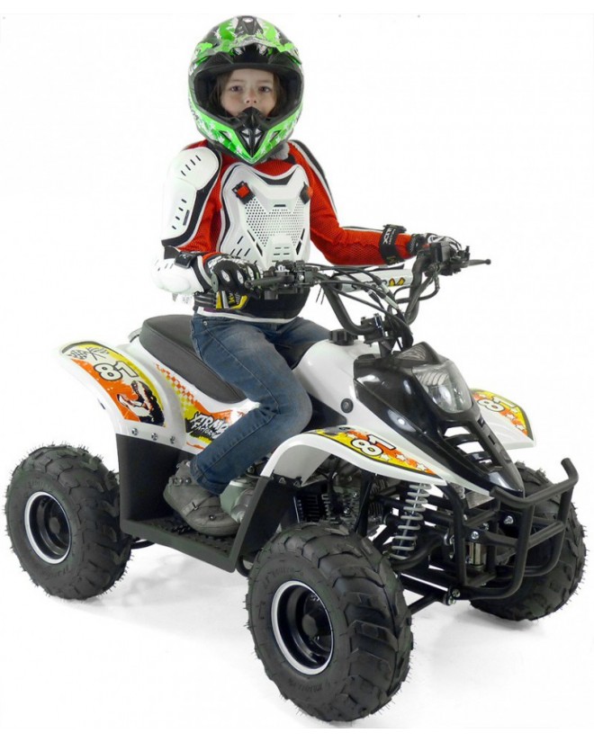 Quad Enfant Electrique 500W Bibou LUXE WHITE Quad Enfant Electrique 500W Bibou LUXE WHITE