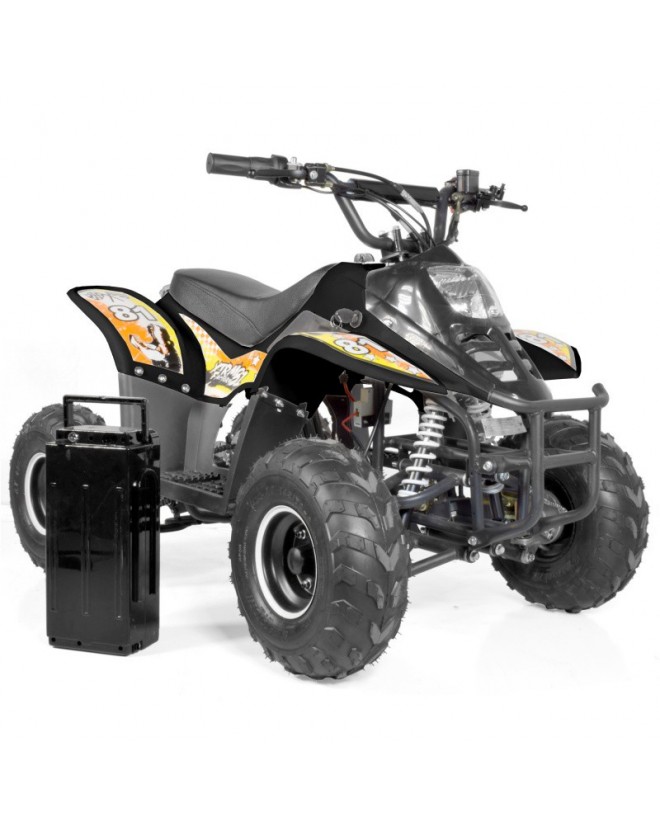 Cobra 800W rouge 6 quad enfant électrique