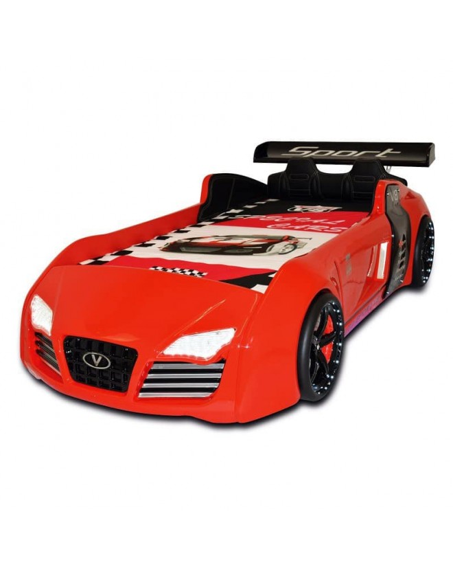 Lit voiture enfant V8 Leds Lit voiture enfant V8 Leds