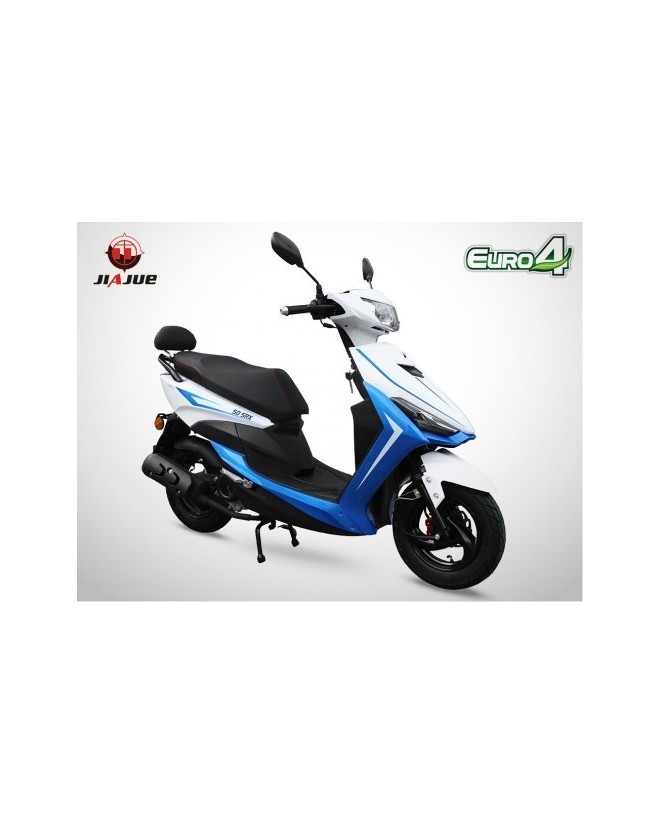 Scooter 50cc 4T SRX 50 JIAJUE Noir - Bleu - SILDEL VELO