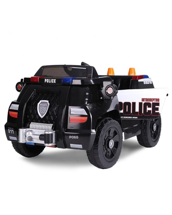Le Mini camion de police enfant 6V à prix imbattable !