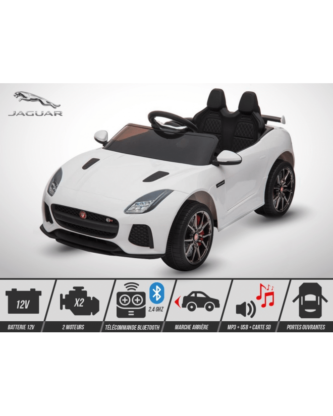 La Voiture enfant Jaguar F-TYPE SVR 50W à prix mini !