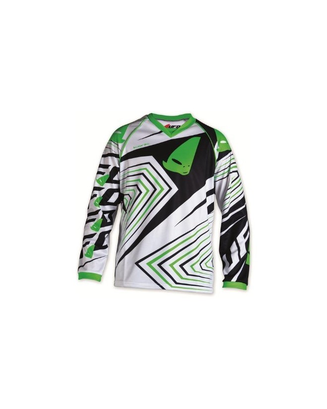 Maillot Moto cross enfant 7 - 10 ans vert