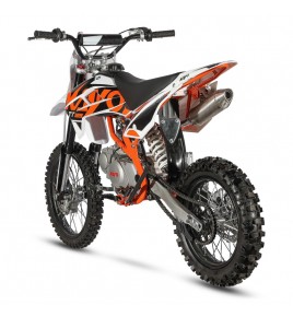 Dirt bike 125cc moto cross 125cc grand roue 14/17 neuf emballé avec facture  - Motos