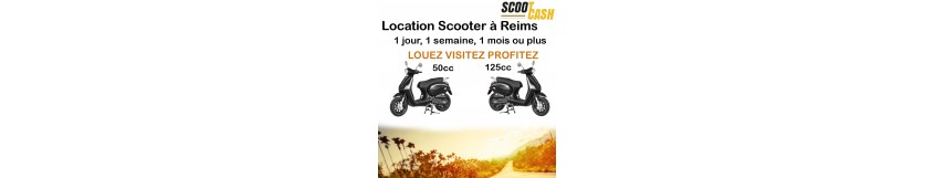 Location Scooter à Reims - Louez votre scooter en toute tranquilité